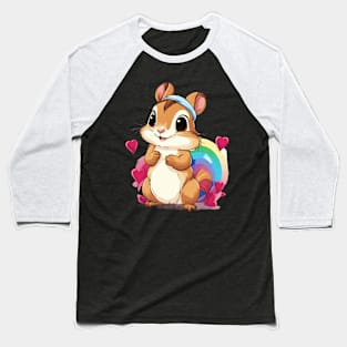 Love Squirrel Baseball T-Shirt